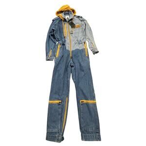 R32 DIESEL x GOSHA RUBCHINSKY Men's GR Uniforma Denim Patchwork Overall Medium